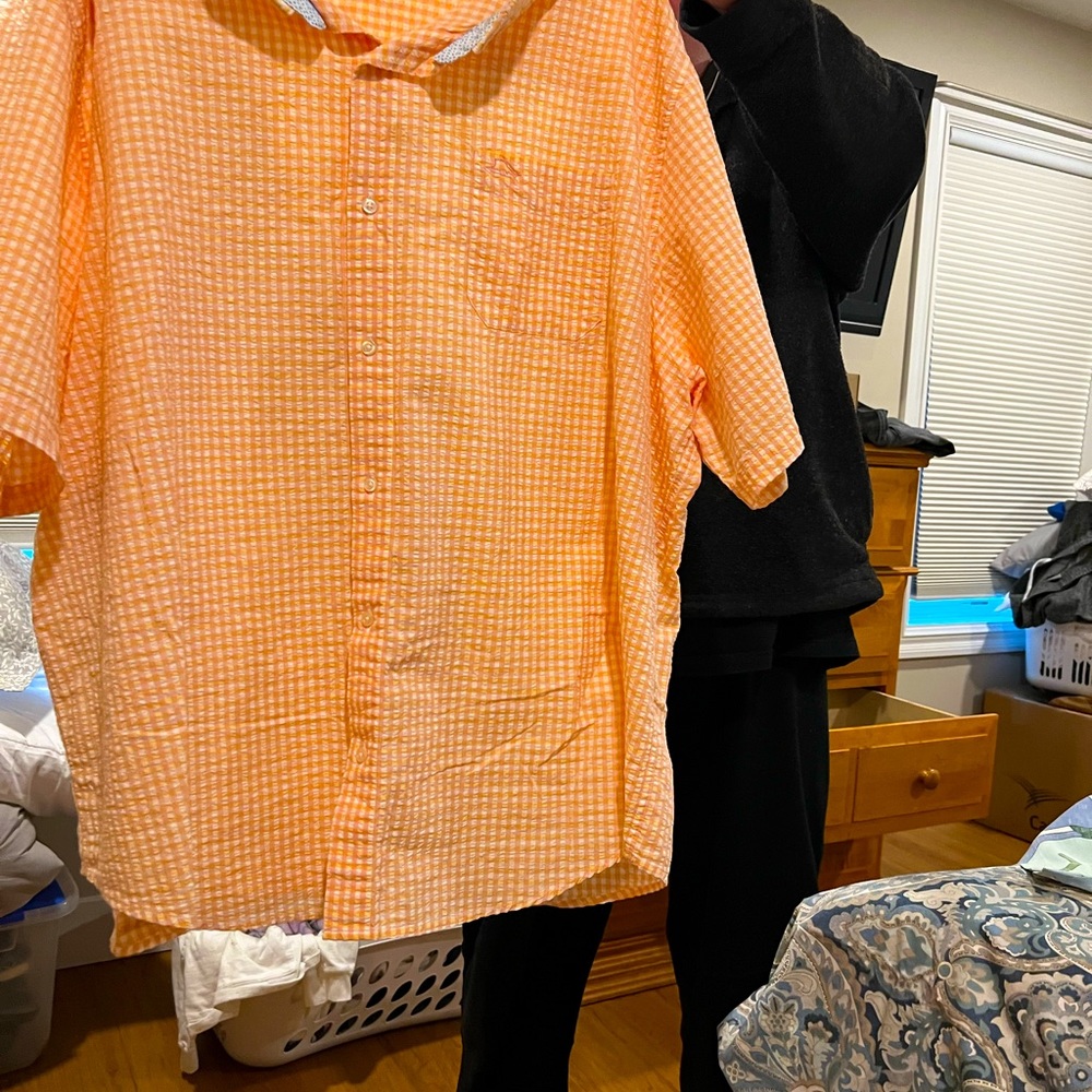 Three XL. Tommy Bahama short sleeve shirt.